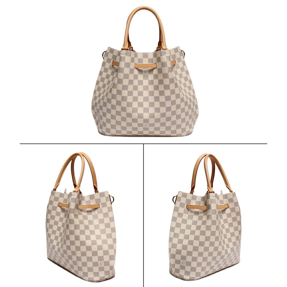 Louis Vuitton 2way Shoulder Damier Girolatta Azur Bag